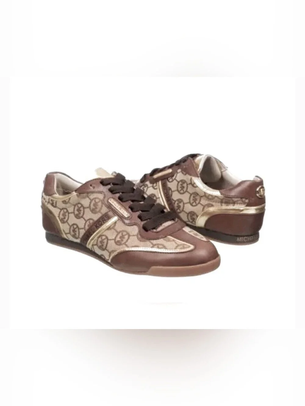 Michael Kors MK Logo Monogram Sneakers Size 11